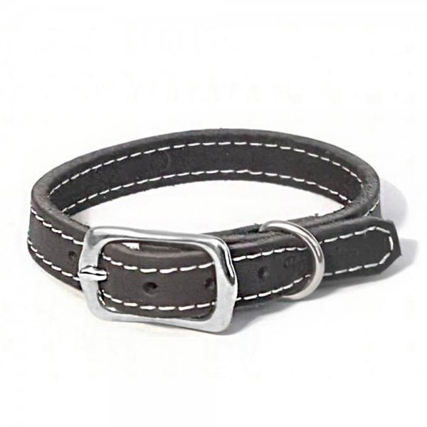 Collar para perro Bolleband Classic 15 mm, negro, M