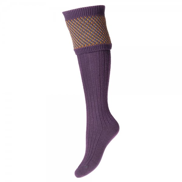 Calcetines de caza House of Cheviot LADY TAYSIDE, thistle, talla S (36-38)