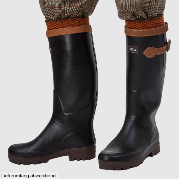 Aigle Chambord Signature Rubber Boots Brown Size 39 Shoes Boots The GunDog Affair