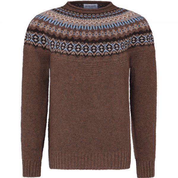 Suéter para mujer Eribé »Stoneybrek«, Beaver, talla XL