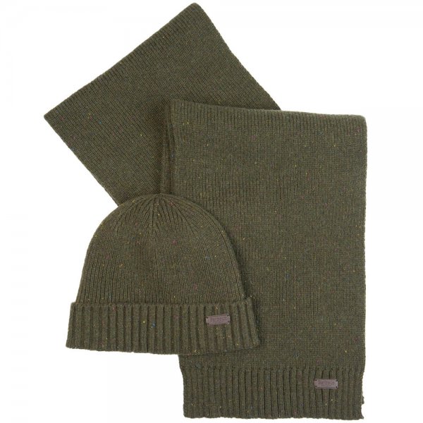 Barbour Geschenk-Set »Carlton«, olive