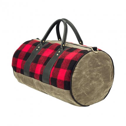 Frost River ImOut Duffle Bag red plaid Rucksacke Taschen The GunDog Affair
