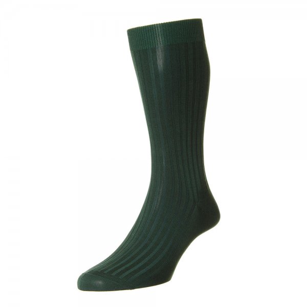 Pantherella Men's Socks DANVERS, Dark Green, Size L (45-47)