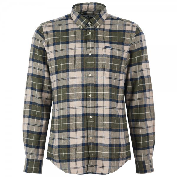 Chemise pour homme Barbour » Kyeloch «, gris brouillard forestier, taille M