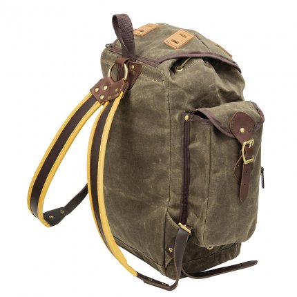 Frost River Expedition Backpack with Padded Buckskin Straps Dark Olive Backpacks Bags The GunDog Affair