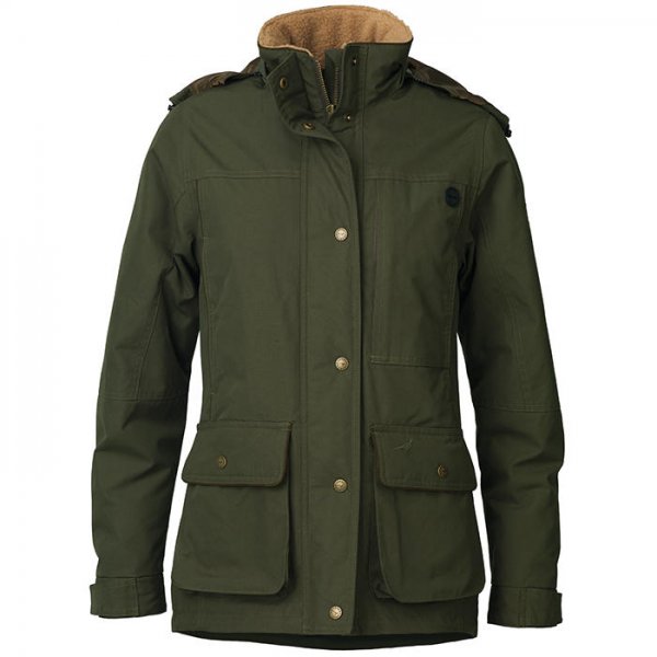 Laksen »Hurricane« Ladies Hunting Jacket, Olive, Size 36