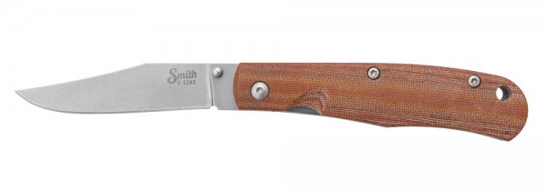 Couteau pliant Cypress Trapper, Micarta, brun