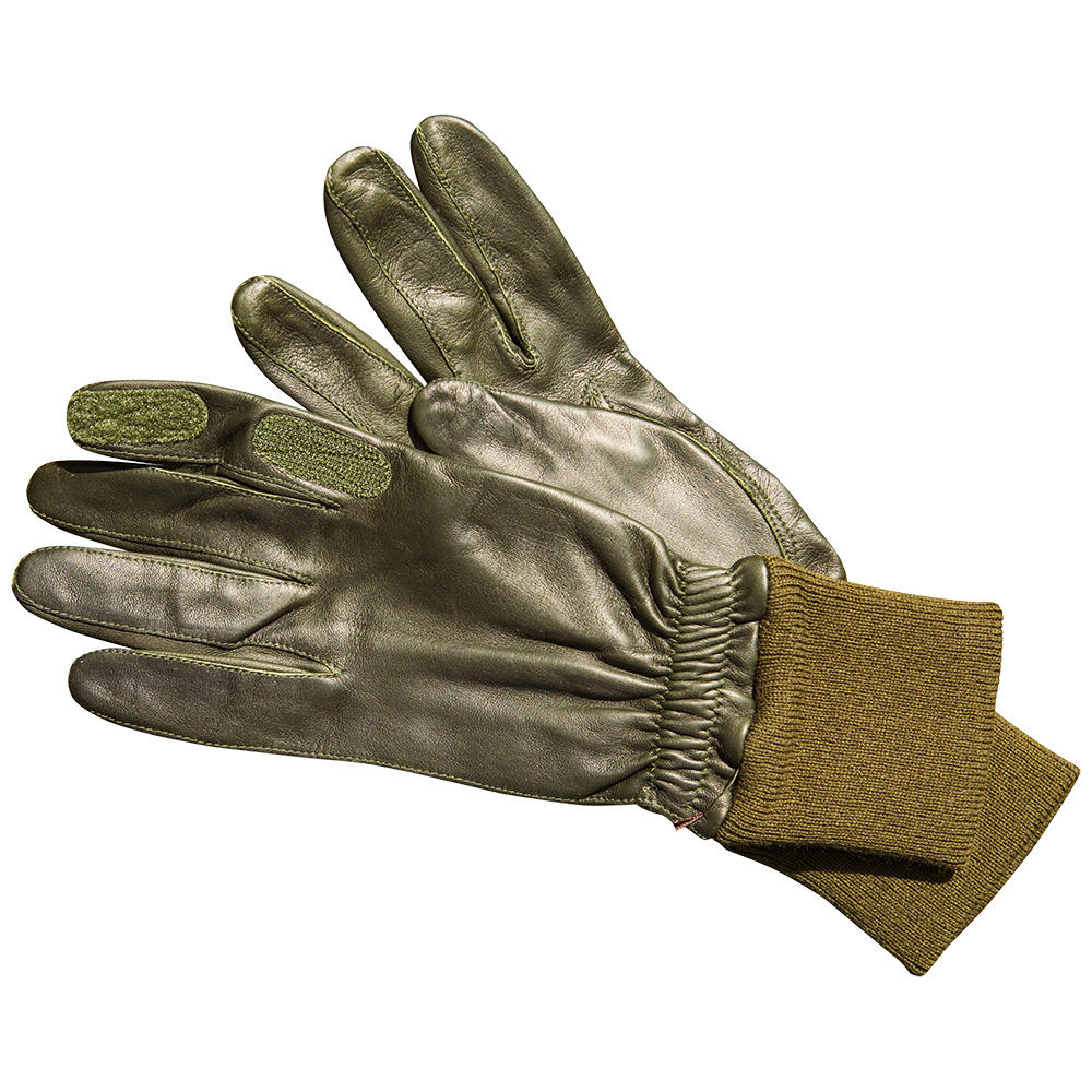 Men s Shooting Gloves The Marksman Olive Size L Gloves The GunDog Affair