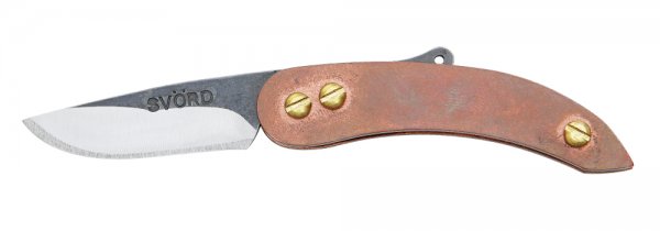 Nóż składany Svörd Peasant Micro, miedź