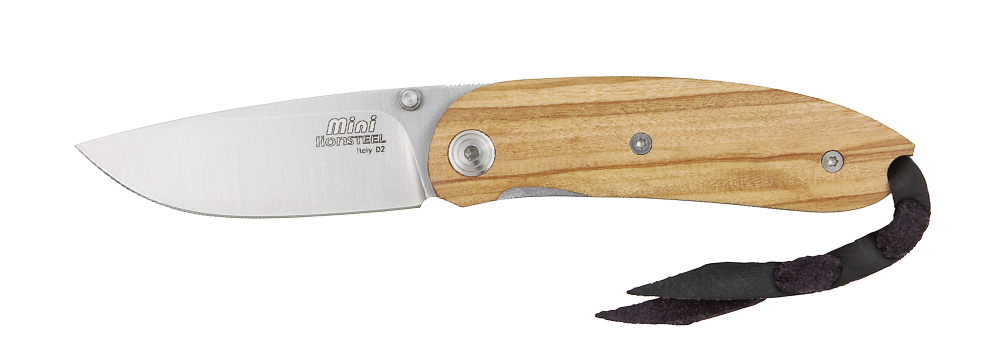 Mini coltello a serramanico Mini Lionsteel, ulivo, Coltelli pieghevoli  occidentali