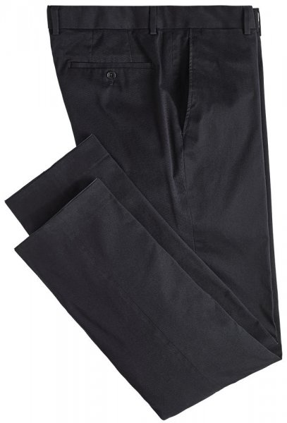 Brisbane Moss Men's Trousers, Cotton-Drill, Navy, Size 50