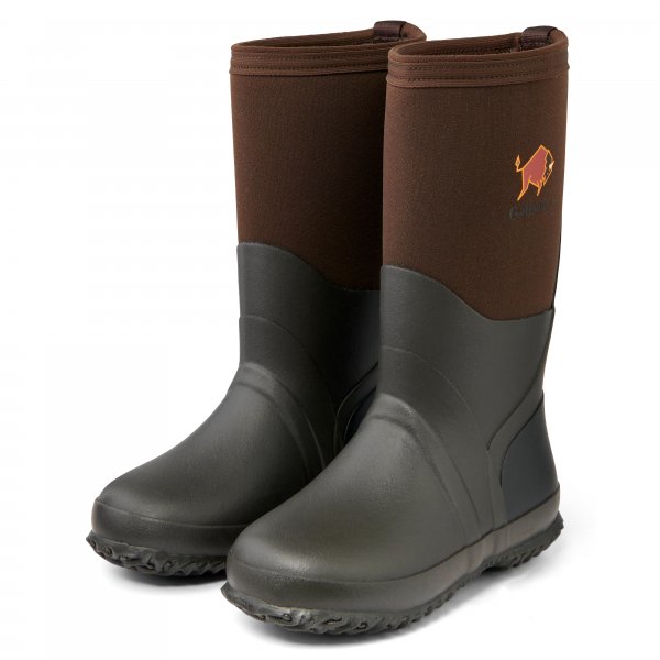 Bottes caoutchouc Gateway1 » Wetland Master Kids « 12&quot; 7mm, brun foncé, 29(K12)