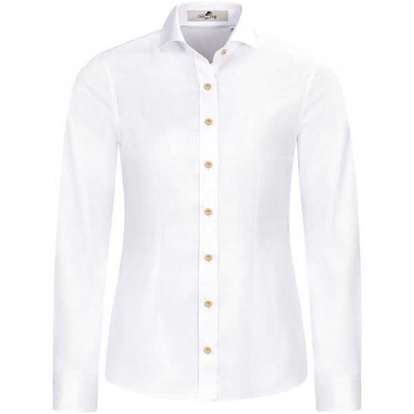 »Amber« Ladies' Blouse, Twill, White, Size 38