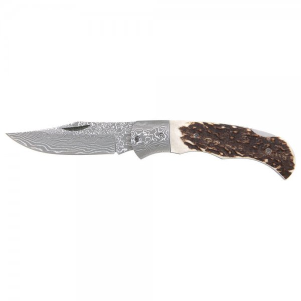 Klappmesser Suminagashi, Hirschhorn, Clip-Point