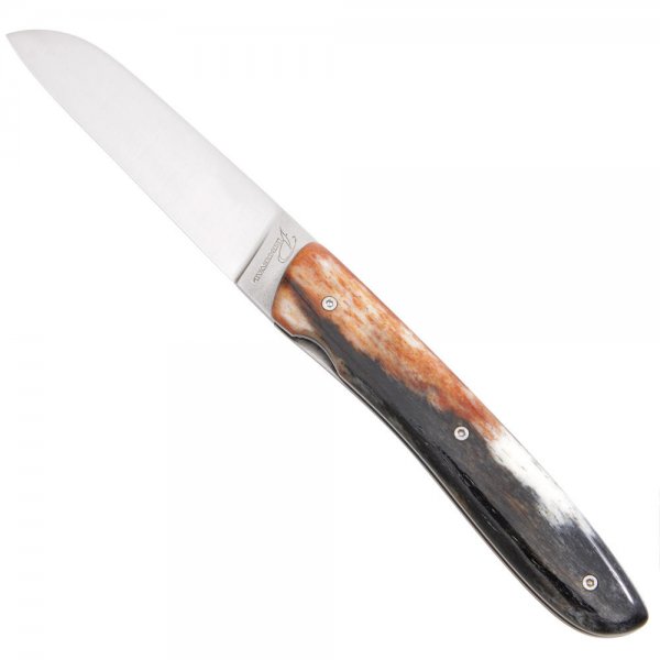 Perceval Folding Knife L08, Giraffe Bone