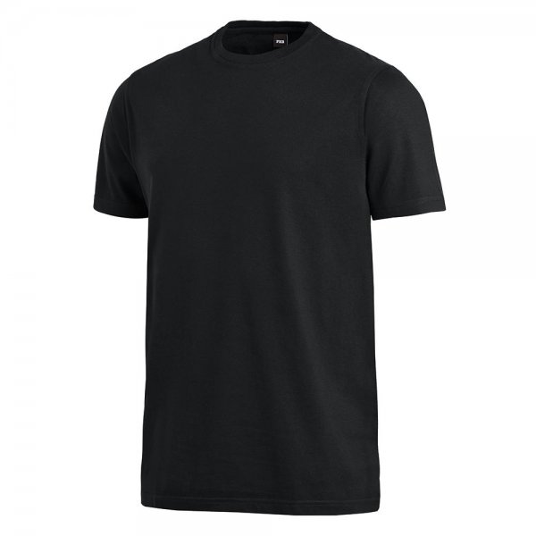 FHB Jens, męska koszulka bawełniana, kolor czarny, rozmiar S