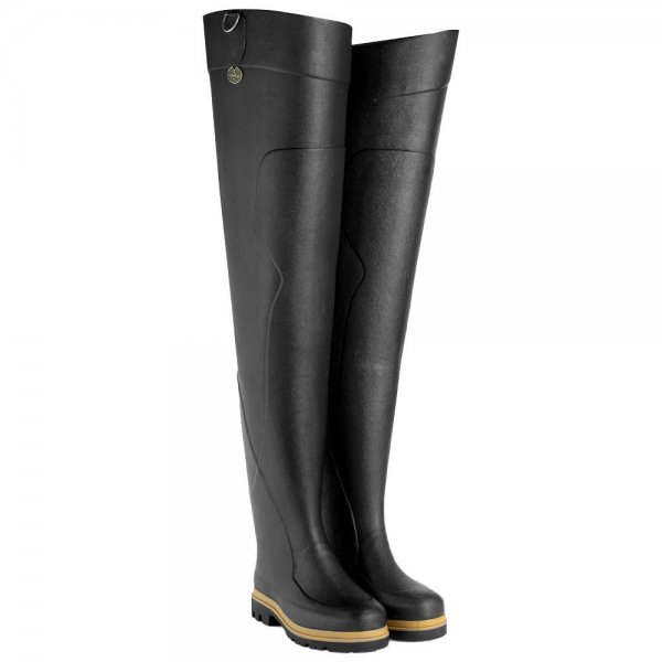 Vadeadores para hombre Le Chameau »Océane«, forro de punto, negro, talla 40
