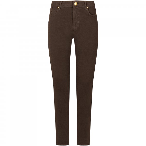 Pantalones para mujer Seductive »Claire«, marrón oscuro, talla 40