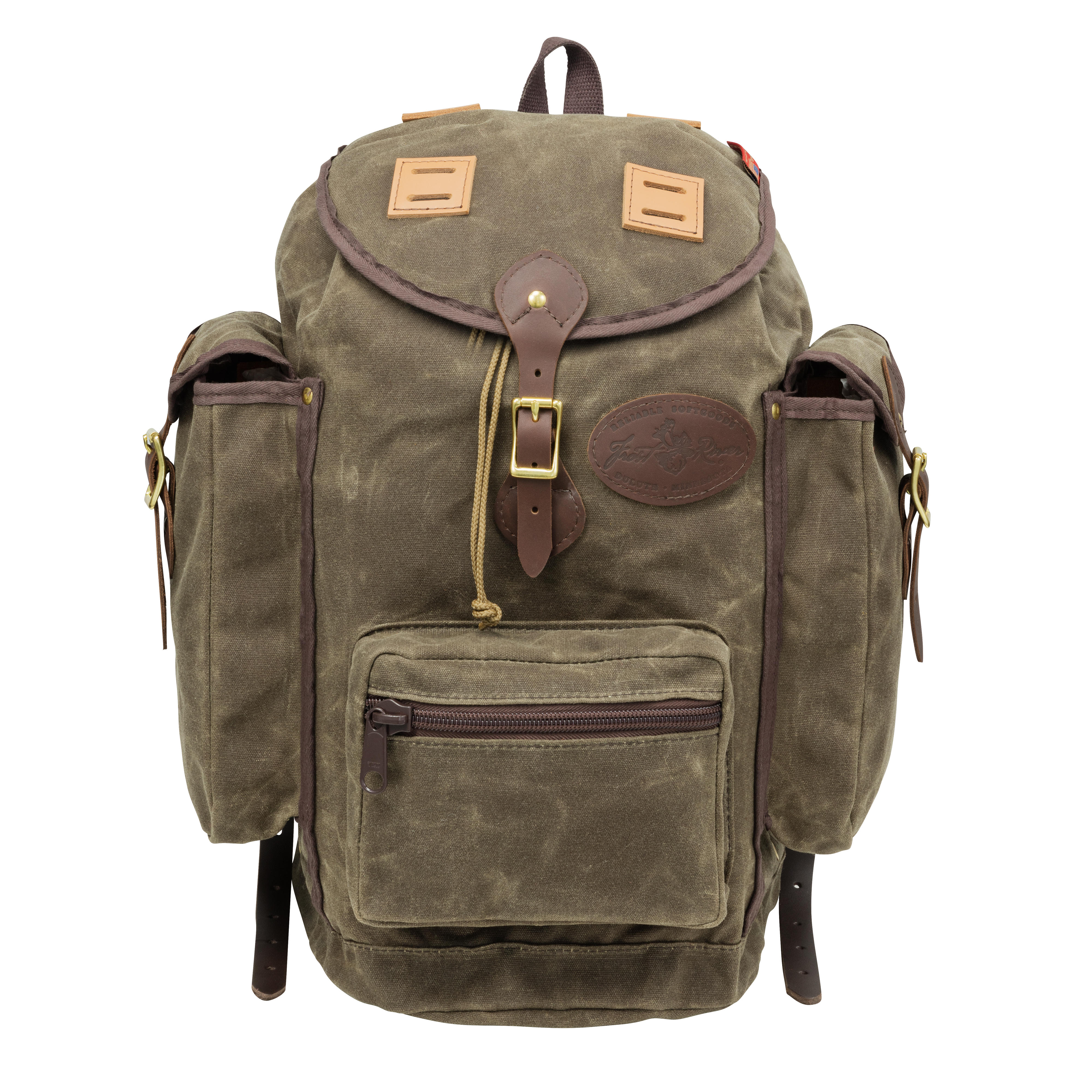 Frost River Expedition Backpack, with Padded Buckskin Straps, Dark Olive |  Backpacks & Bags | The GunDog Affair