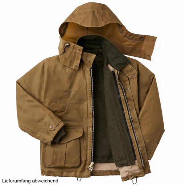 Filson Tin Cloth Field Jacket Dark Tan Size M Jackets Coats The GunDog Affair