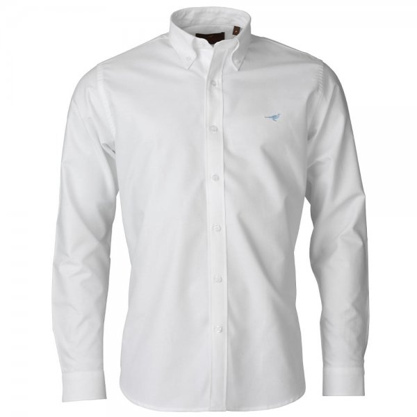 Camisa Oxford para hombre Laksen Harvard, blanca, talla XL