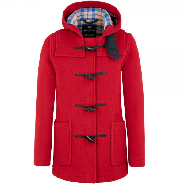 Gloverall Damen Slim Between Duffle Coat, Red, Größe 8 (34)
