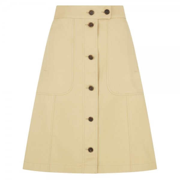 Purdey Ladies Safari Skirt, Stone, Size 40
