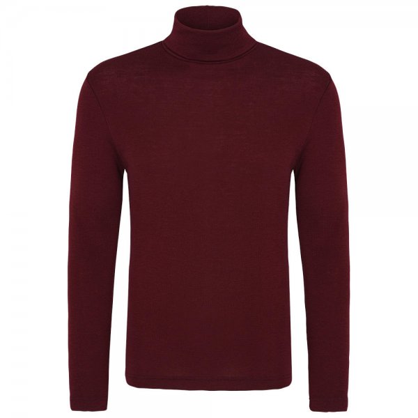 »Marco« Men's Turtleneck Sweater, Burgundy, Size L