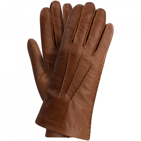 »Bryne« Ladies' Shooting Gloves, Deerskin, Unlined, Chestnut, Size 6.5
