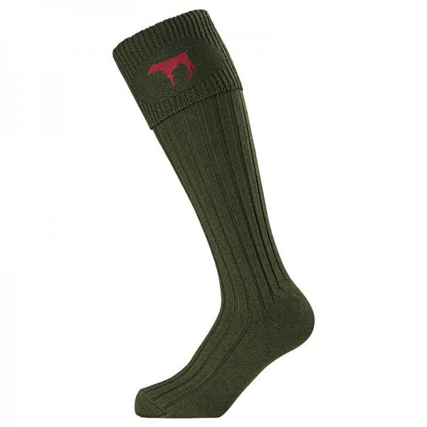 Chaussettes chasse p. homme House of Cheviot BUCKMINSTER, vert sapin, L (45-48)
