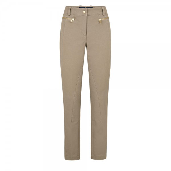Pamela Henson »Padme« Ladies Trousers, Cavallerie Cotton, Taupe, Size 34 |  Trousers & Skirts | The GunDog Affair