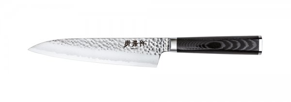 Couteau à viande et à poisson Tanganryu Hocho, Gyuto, micarta de lin