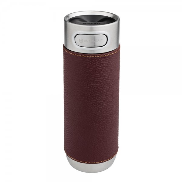 Alexandre Mareuil Insulated Mug, Leather, Brown