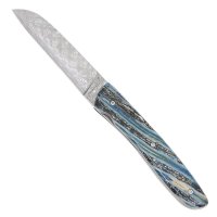Perceval Folding Knife L08 Damask, Mammoth Molar