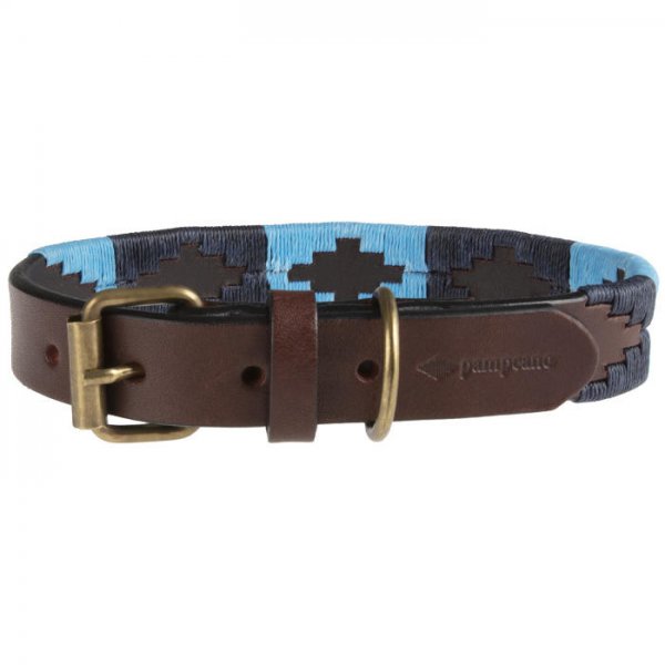 Collar para perro Pampeano Azules, talla XS