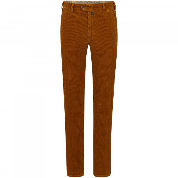 Meyer spodnie sztruksowe męskie Bonn, szafranowe, rozmiar 25