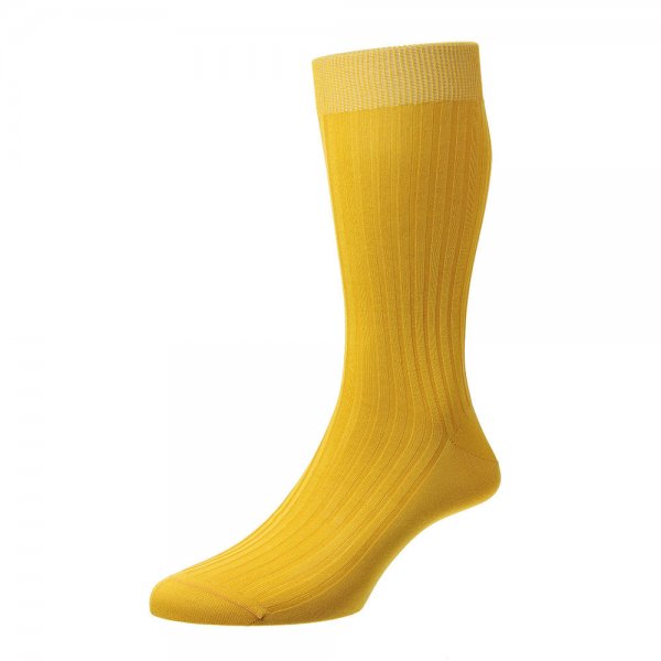 Chaussettes pour homme Pantherella DANVERS, ocre, taille M (41-44)