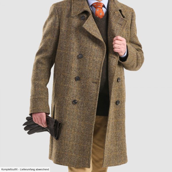 Manteau pour homme Harris Tweed brun taille 27 Vestes manteaux The GunDog Affair