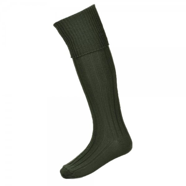 Chaussettes chasse p. homme House of Cheviot JURA, vert sapin, M (42-44)
