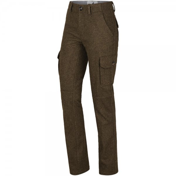 Damskie spodnie myśliwskie z lodenu Juliane, brązowe, rozmiar 34