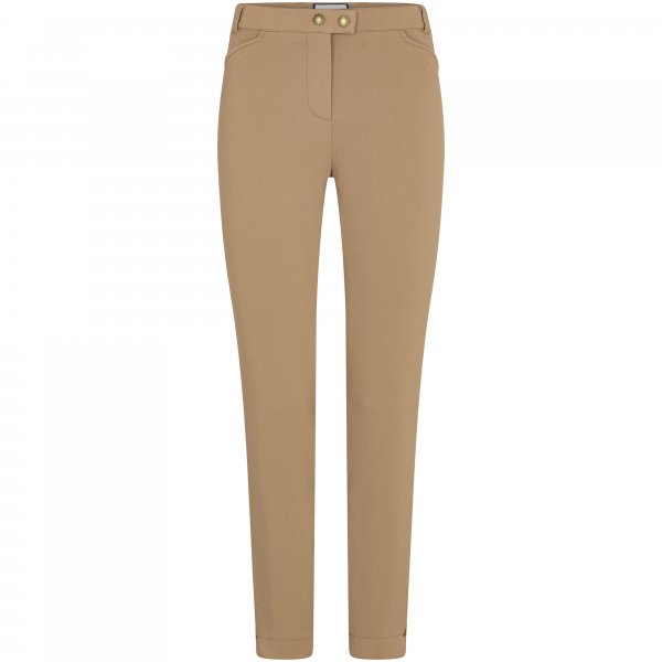 Seductive »Franziska« Ladies’ Trousers, Almond, Size 38