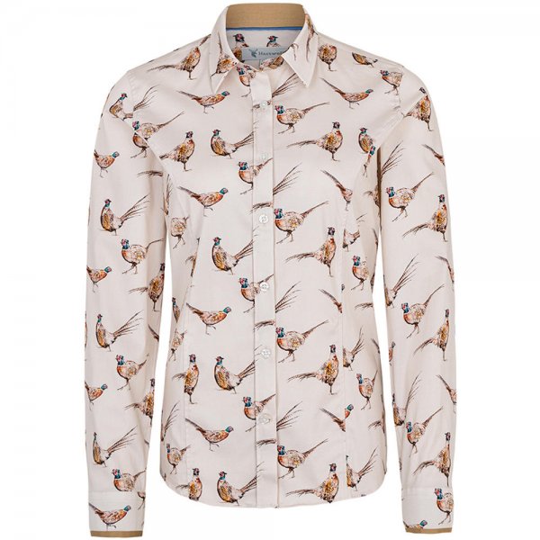 Hartwell Damen Bluse Layla, beige, Fasan, Größe 38