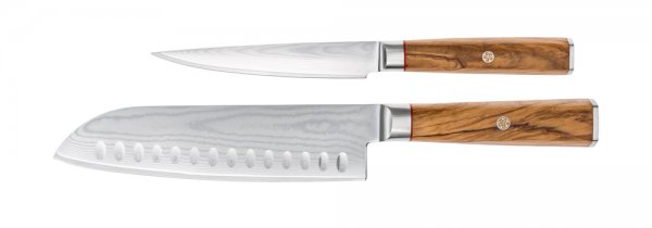 DICTUM »Olive« Knife Series, 2-Piece Set