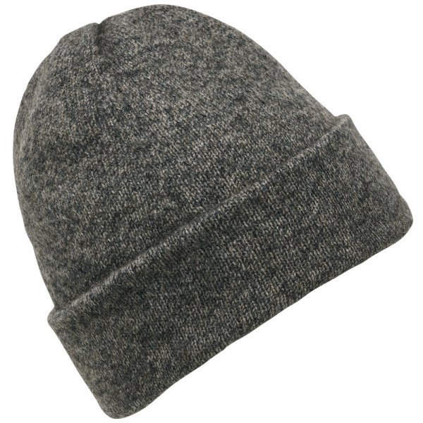 Mütze Merino-Possum, Grau-Melange