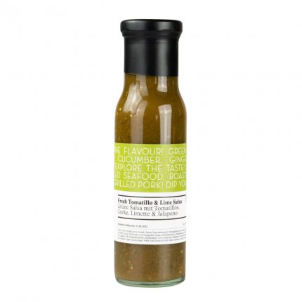 Fresh Tomatillo & Lime Salsa Sauce