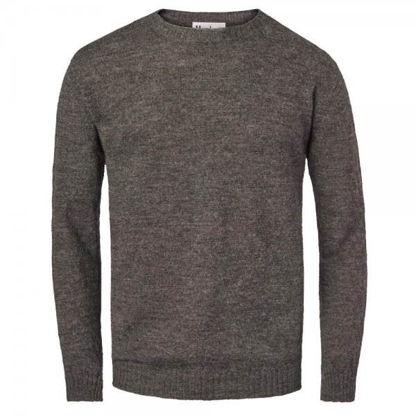 Men's Shetland Sweater, Grey, Size M