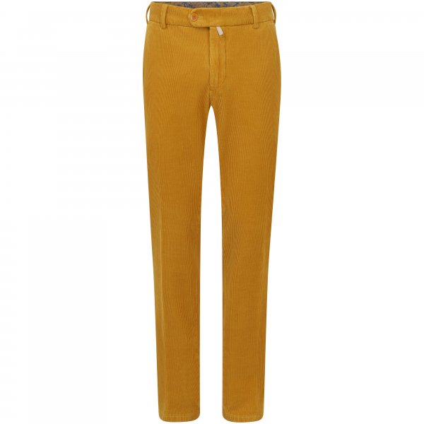 Pantalones de pana Meyer Bonn para hombre, mostaza, talla 25