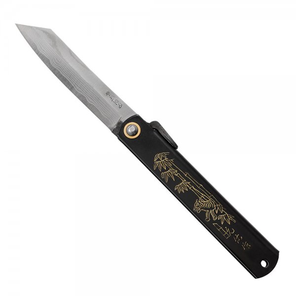 Couteau Higonokami Suminagashi, noir, grand