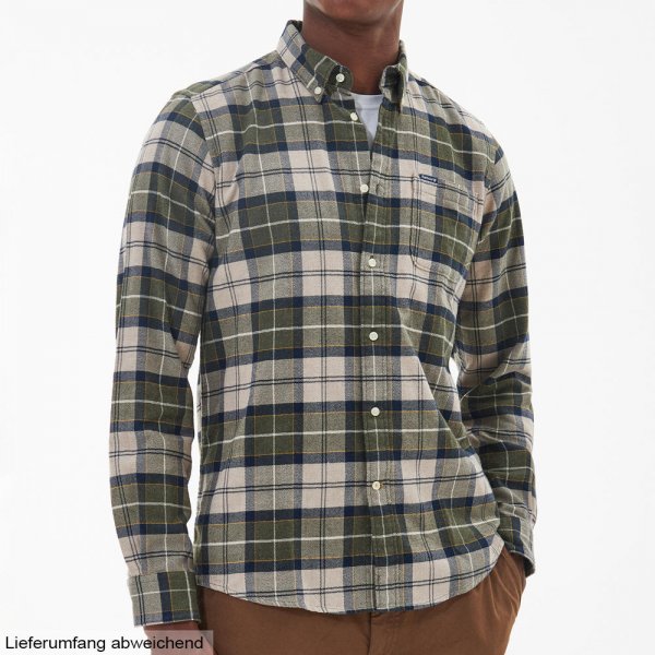 Chemise pour homme Barbour Kyeloch gris brouillard forestier taille M Chemises The GunDog Affair