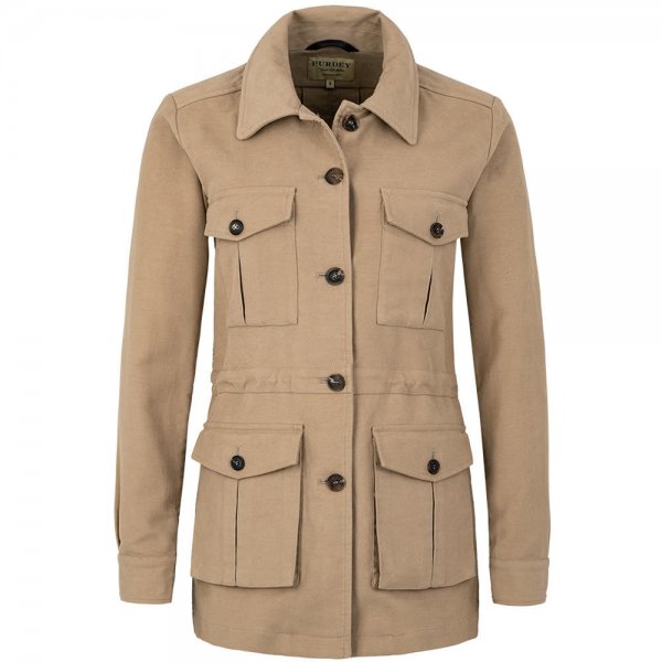 Veste »Safari« pour femme Purdey » Kingsley «, couleur sable, taille 34